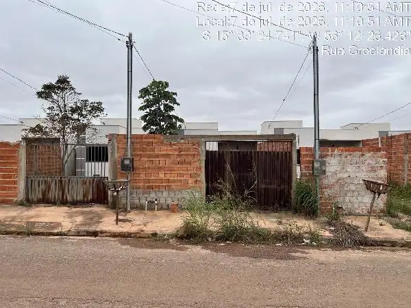 Imóvel em leilão - RUA GROELANDIA, N. SN, QD 18 ÁREA B09 ANTIGA RUA 22, NOVO MUNDO, VARZEA GRANDE, MT