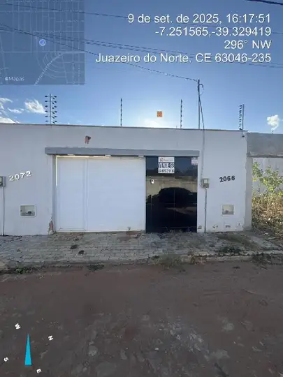 Imóvel em leilão - RUA FRANCISCA LEILA FONTES BOA VENTURA PAULINO, N. 2066, LT 13A QD 21, JARDIM GONZAGA, JUAZEIRO DO NORTE, CE