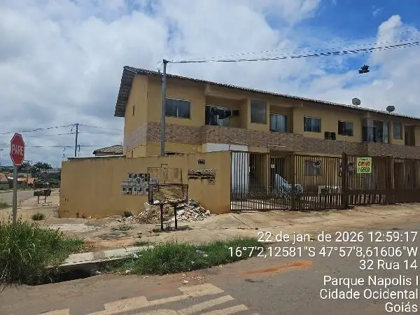 Imóvel em leilão - QUADRA QUADRA 26, N. .SN, Apto 201, LT 29  RUA 15, PARQUE NAPOLIS A, CIDADE OCIDENTAL, GO
