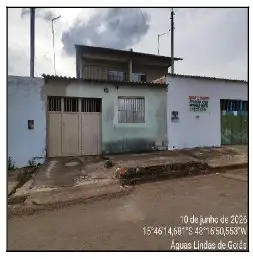 Imóvel em leilão - QUADRA QUADRA 9, N. SN, DUPLEX 02 LOTE 10-B, MANSOES CAMARGO, AGUAS LINDAS DE GOIAS, GO