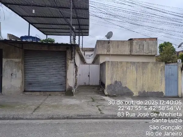 Imóvel em leilão - RUA PADRE JOSE DE ANCHIETA, N. 112, CS BASE, SANTA LUZIA, SAO GONCALO, RJ