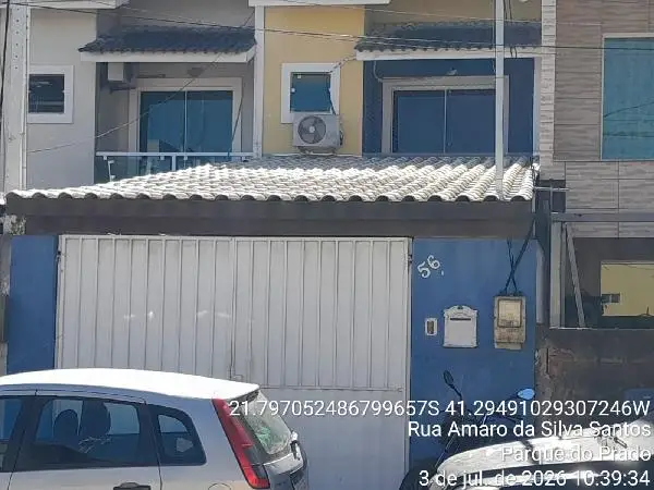 Imóvel em leilão - RUA AMARO DA SILVA SANTOS ANTIGA RUA 1, N. 56, CS 01  ATUAL, Parque Bela Vista, CAMPOS DOS GOYTACAZES, RJ