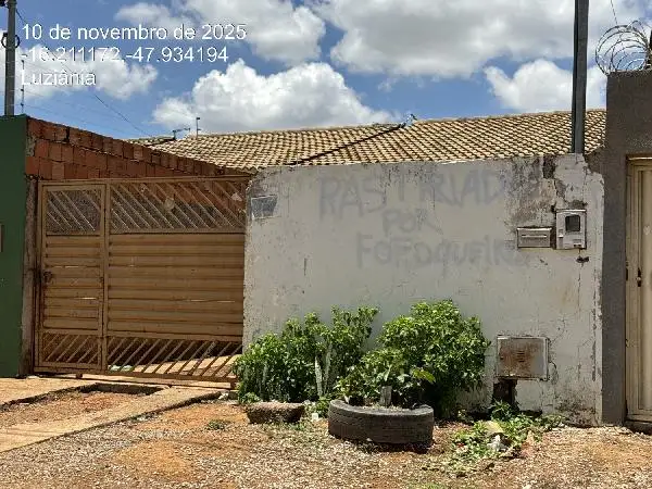 Imóvel em leilão - RUA 61, N. SN, CS 01 PARTE LT 03 QD 214, PARQUE ALVORADA II, LUZIANIA, GO