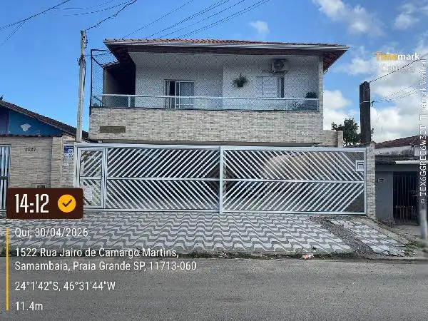 Imóvel em leilão - AVENIDA JAIRO DE CAMARGO MARTINS, N. 1537, CS 6 LT 14 QD 89, SAMAMBAIA, PRAIA GRANDE, SP