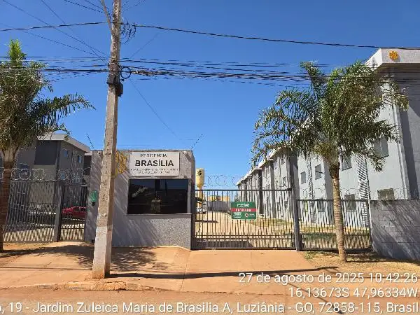 Imóvel em leilão - RUA SAO CAETANO, N. SN, Apto 02, TÉRREO BL A VG 02 LT 01 QD 15, JARDIM ZULEIKA, LUZIANIA, GO