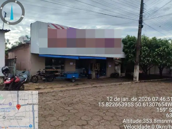 ITAPIRAPUÃ/GO - UM IMÓVEL COMERCIAL E RESIDENCIAL