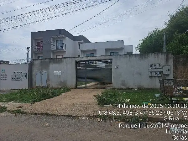 Imóvel em leilão - QUADRA 89, N. SN, Apto 102, TÉRREO VG 102 AVENIDA 5, PARQUE INDUSTRIAL MINGONE, LUZIANIA, GO