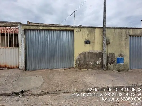 Imóvel em leilão - RUA IMPERADOR DOM PEDRO II, N. 85, CS A, CAJUEIRO DA MALHADA, HORIZONTE, CE