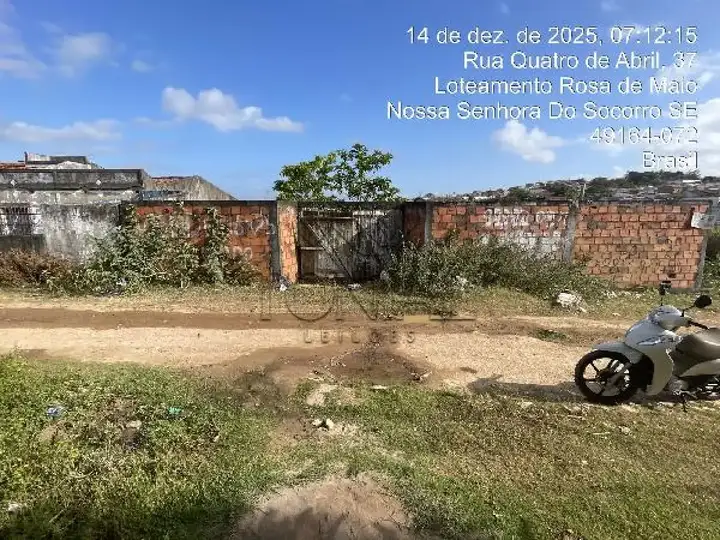 Terreno em leilão em Nossa Senhora do Socorro