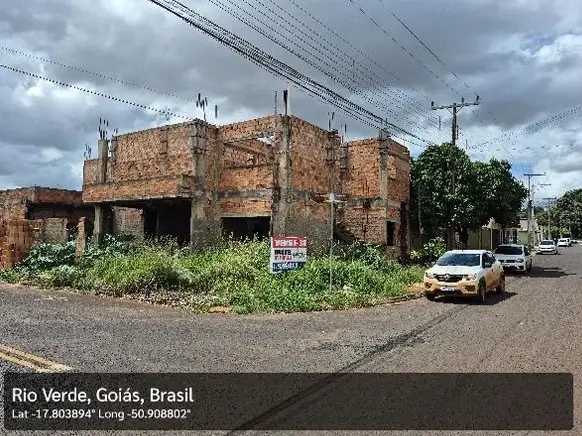 Imóvel em leilão - AVENIDA ADAO MOTA, N. SN, QD 60 LT 1427, RESIDENCIAL GAMELEIRA, RIO VERDE, GO