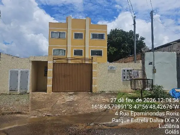 Imóvel em leilão - RUA EPAMINONDAS RORIZ, N. LT 33, Apto 201, QD 14 VG 201, JARDIM DO INGA, LUZIANIA, GO
