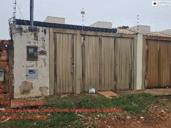 Imóvel em leilão - RUA FRANCISCO CHAVES, N. 88, CS 01 LT 11 QD 37, LOS ANGELES, CAMPO GRANDE, MS