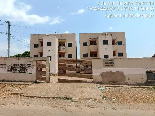 Imóvel em leilão - QUADRA 4, N. SN, Apto 202, BL A, JARDIM SANTA LUCIA, AGUAS LINDAS DE GOIAS, GO