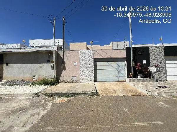 Imóvel em leilão - RUA LUIZ JOSE DE ALMEIDA, N. SN, LT 10A QD 02, RESIDENCIAL JARDINS DO LAGO, ANAPOLIS, GO