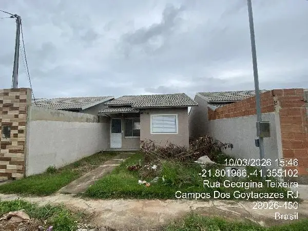 Imóvel em leilão - RUA GEORGINA TEIXEIRA, N. 124,, PARQUE AURORA, CAMPOS DOS GOYTACAZES, RJ