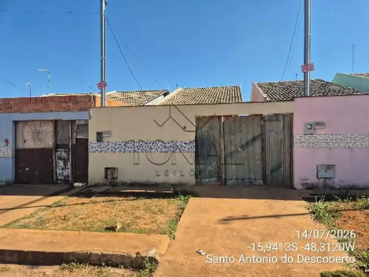 Casa em leilão em Santo Antônio do Descoberto