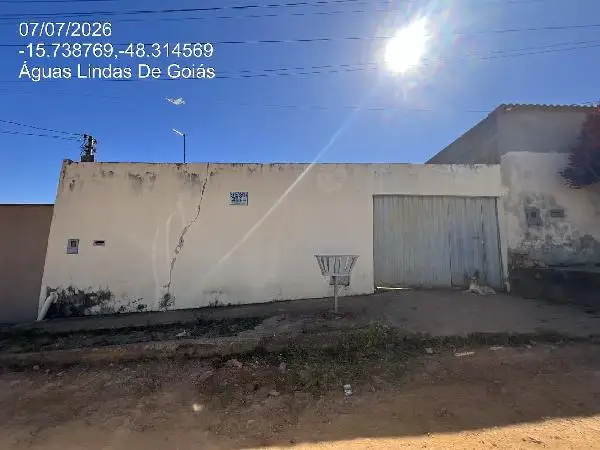 Imóvel em leilão - QUADRA 126 CONJUNTO B, N. SN, LT 13A25  RUA PARANAÍBA, PARQUE DA BARRAGEM SETOR 16, AGUAS LINDAS DE GOIAS, GO