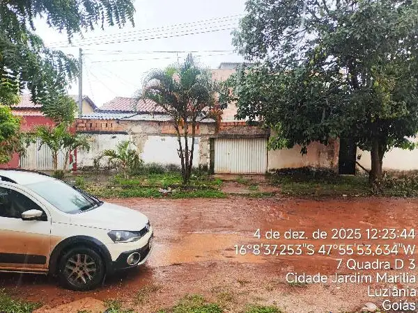 Imóvel em leilão - AVENIDA BRASIL, N. SN, CS 02, LT 07, QD D-3, CIDADE JARDIM MARILIA, LUZIANIA, GO