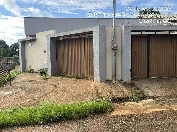 Imóvel em leilão - QD 456, N. SN, LT 02, QD 05, CASA 01, RUA 284, PARQUE ESTRELA DALVA X, LUZIANIA, GO
