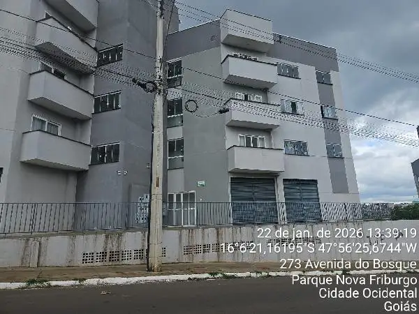 Imóvel em leilão - SQ 8, N. SN, Apto 203, LT 09 QD 10 PAV 2, CENTRO, CIDADE OCIDENTAL, GO