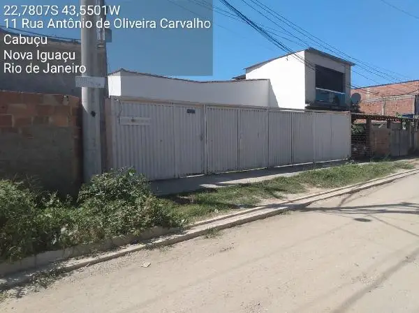 Imóvel em leilão - RUA TEGIPIO, N. 177, QD 70 LT 18 CS 06, CABUCU, NOVA IGUACU, RJ