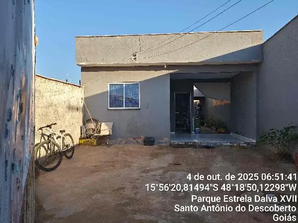 Imóvel em leilão - RUA 36, N. SN, QD 259, LT 20-B, PARQUE ESTRELA DALVA XVII, SANTO ANTONIO DO DESCOBERTO, GO