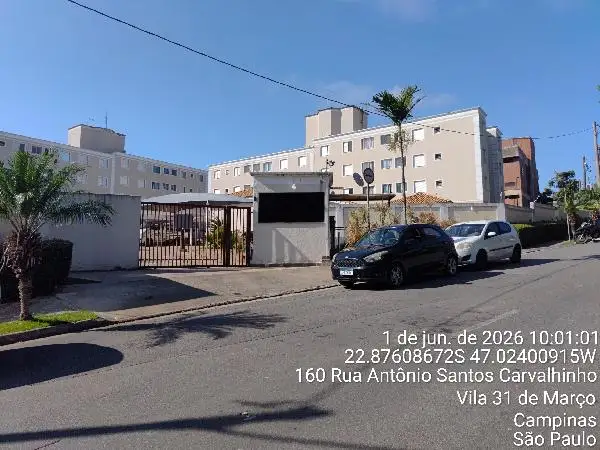 Imóvel em leilão - RUA ANTONIO DOS SANTOS CAVALHINHO, N. 160, Apto 102, BL 1, VILA TRINTA E UM DE MARCO, CAMPINAS, SP