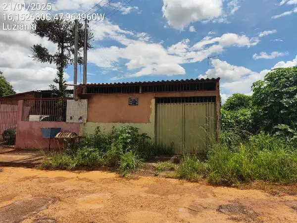 Imóvel em leilão - RUA 112, N. SN, CS 02 QD 330 LT 12, PARQUE ESTRELA DALVA IX, LUZIANIA, GO