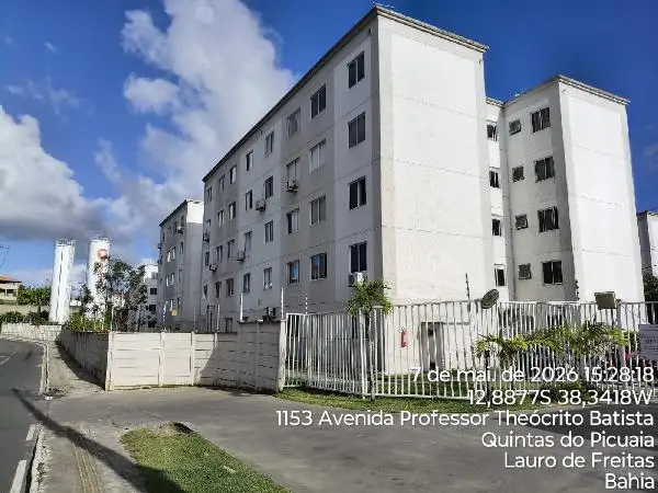 Imóvel em leilão - AVENIDA PROFESSOR THEOCRITO BATISTA, N. 1253, Apto 301, BLOCO 01, CAJI, LAURO DE FREITAS, BA